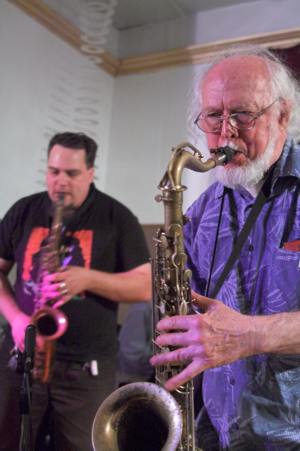 Rent Romus alto saxophone & Jim Ryan tenor saxophone